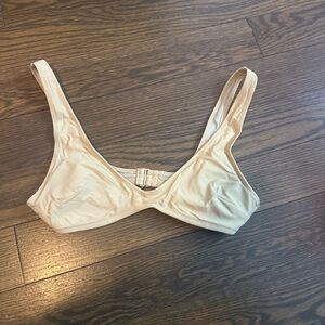 Women's Beige Bikini Top